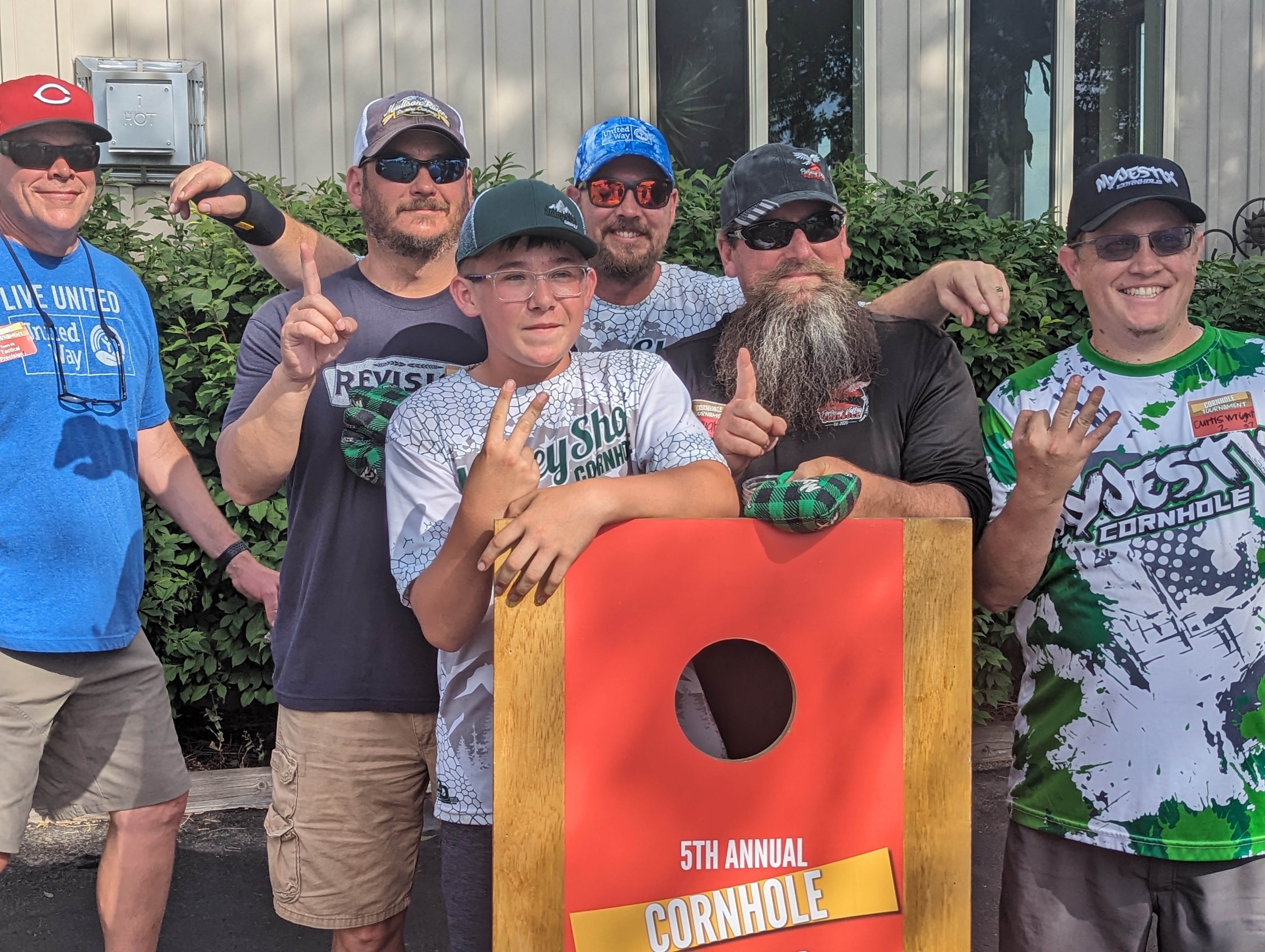 Cornhole Tournament Winners & Runners-up