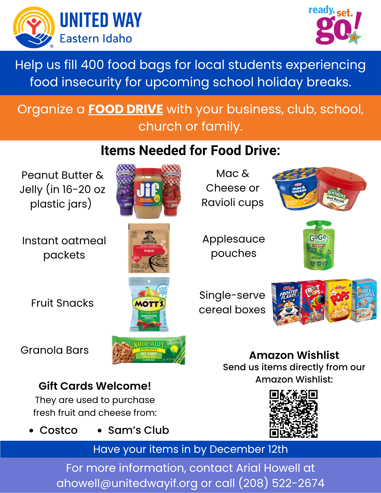 Food Drive Flier